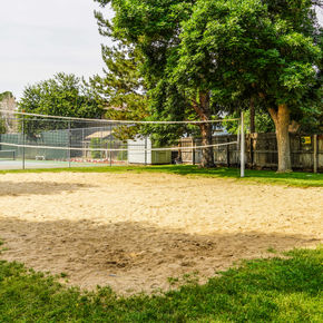 Sand volleyball court 