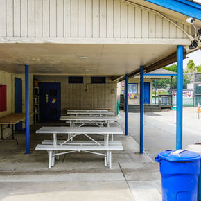 Patio, to eat, or even have a party.