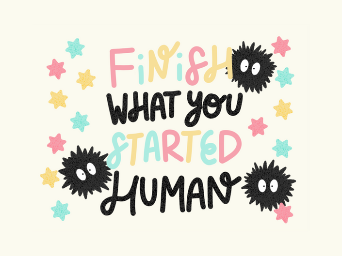 Illustrated Quote from 'Spirited Away'
