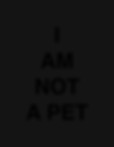I AM NOT A PET.jpg
