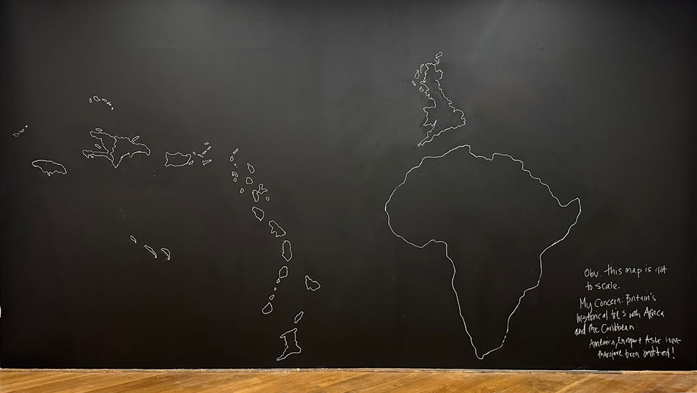 British artist Elsa James' Afro Dada works