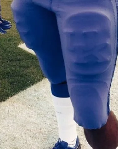 Custom thigh pads football