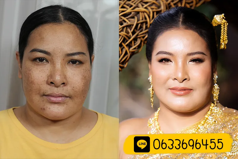 ช่างแต่งหน้าเจ้าสาวแปดริ้ว ราคาไม่แพง สวยได้ในหลักพัน เรื่องความสวยของผู้หญิงเรา เป็นเรื่องที่ต้องใส่ใจเสมอ ยิ่งเป็นวันสำคัญยิ่งต้องสวยเป็นพิเศษ โดยเฉพาะวันแต่งงาน เราต้องสวยยืนหนึ่งเท่านั้น วันนี้ babimakeup เลยมี ช่างแต่งหน้าเจ้าสาว 2023 เป็นช่างแต่งหน้าฝีมือน่าจับตามอง รุ่นใหม่ไฟแรง ราคาไม่แพง สวยได้ในหลักพัน แต่งแล้วสวยปังแน่นอน พร้อมแล้วตามไปดูกันเลยค่ะ แต่งหน้าเจ้าบ่าวเจ้าสาว ต่อ 1 คิว ในฉะเชิงเทราเเละกรุงเทพฯ 5,000 บาท แต่งหน้าเจ้าบ่าวเจ้าสาว ต่อ 1 คิว ต่างจังหวัด สามารถติดต่อสอบถามได้เลยค่ะ ราคาไม่แพงแน่นอน เราต้องขอบอกเลยว่าที่เจ้าสาวทั้งหลายคงจะทราบดีว่าจะแต่งงานทั้งทีใครๆ ก็อยากเป็นเจ้าสาวที่สวยและเป๊ะที่สุด ดังนั้นจึงจำเป็นที่จะต้องมองหา ช่างแต่งหน้าเจ้าสาว เก่งๆ ปังๆ เพื่อเนรมิตความงามในวันพิเศษของเรา ซึ่งบางครั้งอาจจะเป็นเรื่องยุ่งยาก เพราะไม่ทราบว่าจะไปหาข้อมูลของเหล่าช่างแต่งหน้าเจ้าสาวได้ที่ไหน และถ้าหากเคยติดต่อมาแล้ว แต่ไม่เคยลองดูผลงานก็อาจจะทำให้เกิดข้อผิดพลาดในวันแต่งงานได้ วันนี้เราจึงมาแนะนำ ช่างแต่งหน้าเจ้าสาว ชื่อดังในเมืองไทย ขอบอกเลยว่าแต่ละคนคิวทองสุดๆ ใครสะดวกราคาไหน ชอบสไตล์ของช่างคนใด ไปเลือกกันได้เลย ข้อควรรู้สำหรับการแต่งหน้าเจ้าสาว - ช่างแต่งหน้าเจ้าสาวแปดริ้ว เตรียมผิวให้พร้อมก่อนวันแต่งงาน - ช่างแต่งหน้าเจ้าสาวแปดริ้ว เจ้าสาวควรจะมีการบำรุงผิวก่อนวันแต่งงาน โดยเริ่มจากดูแลผิวพรรณอย่างจริงจังจากการทำความสะอาดหน้าอย่างล้ำลึก เพื่อล้างสารตกค้างลดสิวอุดตัน มาร์คหรือสครับผิวบ้างเพื่อขจัดเซลล์ผิวที่ตาย ลองแต่งหน้ากับช่างแต่งหน้าก่อน - ช่างแต่งหน้าเจ้าสาวแปดริ้ว ควรศึกษาผลงานการแต่งหน้าของช่างแต่งหน้าเจ้าสาวที่เลือกไว้ โดยเฉพาะรูปก่อนและหลังว่าแต่งออกมาแล้วจะสวยเปลี่ยนไปได้สักแค่ไหน ทั้งนี้เจ้าสาวควรจะหาวันเวลามาลองแต่งหน้ากับช่างแต่งหน้าที่เลือกไว้ก่อนจะแน่นอนที่สุด แต่งหน้าให้เหมาะกับตัวเอง - ช่างแต่งหน้าเจ้าสาวแปดริ้ว เลือกสไตล์การแต่งหน้าที่เป็นตัวเองให้ได้มากที่สุด จะเป็วสวยหวานหรือเปรี้ยวแซ่บก็เลือกให้เหมาะสมถูกกาลเทศะ ควรแต่งออกมาแล้วให้ดูมีออร่า เผยผิวแบบธรรมชาติ ดึงเสน่ห์และความโดดเด่นบนใบหน้าออกมาได้อย่างชัดเจนมากที่สุด วันแต่งงานคือวันสำคัญของผู้หญิงทุกคน ซึ่งไม่ใช่มีเพียงชุดแต่งงานที่เจ้าสาวจะต้องเลือกสรรอย่างพิถีพิถันเท่านั้นแต่เรื่องเมคอัพลุคในวันแต่งงานก็สำคัญไม่แพ้กัน ขอการันตีด้วยประสบการณ์แต่งหน้ากว่า 10 ปี ที่สำคัญเราให้บริการอย่างจริง ใส่ใจลูกค้า เราใช้เครื่องสำอางที่มีคุณภาพสวยติดทนทั้งวัน อุปกรณ์สะอาดมั่นใจได้เเน่นอน เเละยังมีทีมทางคุณภาพคอยให้บริการอีกด้วย ยินดีต้อนรับลูกค้าและเจ้าสาวทุกท่านที่กำลังหาช่างแต่งหน้าเจ้าสาวอยู่นะคะ BABi MAKEUP ยินดีให้บริการลูกค้าและเจ้าสาวทุกท่านด้วยความจริงใจค่ะ ไม่ว่าจะเป็นแต่งหน้าเจ้าสาว แต่งหน้ารับปริญญา แต่งหน้าออกงาน แต่งหน้าถ่ายแบบ แต่งหน้าถ่ายโปรไฟล์ และเปิดสอนแต่งหน้าตัวเอง แต่งหน้าประกอบชีพ ในราคาประหยัดและสมเหตุสมผลทำให้ทุกท่านสามารถสวยได้ในราคาจับต้องได้ BABi MAKEUP เชื่อว่าผู้หญิงทุกคนมีความสวยในแบบของตัวเองเราจึงตั้งใจแต่งหน้าเจ้าสาวให้ลูกค้าและเจ้าสาวทุกคนของเราให้ออกมาสวยที่สุด โดยตั้งใจใช้การแต่งหน้าเจ้าสาว เปลี่ยนให้คนธรรมดาให้สวยปัง ตามสแกนของเรานั่นเองค่ะ ไม่ว่าคุณจะเป็นคนที่ธรรมดาแค่ไหนถ้าได้มาแต่งหน้าเจ้าสาวกับเรารับรองว่าคุณจะสวยปังแน่นอนค่ะ BABi MAKEUP ให้บริการแต่งหน้าเจ้าสาว - ทำผมเจ้าสาว โดยช่างแต่งหน้าเจ้าสาวที่มีประสบการณ์ในการแต่งหน้ามากว่า 10 ปี และใช้เครื่องสำอางที่มีคุณภาพ ทำให้แต่งหน้าเจ้าสาวออกมาได้สวยติดทนทั้งวันจนได้รับคำชมมากมายจากลูกค้าเจ้าสาวตลอดมา และเรามีการทำความสะอาดอุปกรณ์และสถานที่ให้สะอาดอยู่เสมอทำให้ลูกค้า และเจ้าสาวทุกท่านมั่นใจได้เลยว่ามาแต่งหน้าเจ้าสาวกับ BABi MAKEUP สวยปังและสะอาดปลอดภัยแน่นอนค่ะ BABi MAKEUP ขอขอบคุณลูกค้าและเจ้าสาวทุกท่านที่ให้ความเชื่อมั่นและไว้วางใจเข้ามารับบริการแต่งหน้าเจ้าสาวกับเรา เราสัญญาว่าเราจะรักษามาตรฐานที่ดีของเราต่อไปและไม่หยุดที่จะพัฒนา เพื่อให้ลูกค้าและเจ้าสาวที่มาใช้บริการแต่งหน้าเจ้าสาวกับเราได้สวยปังมั่นใจกลับไป แต่งหน้าเจ้าสาว ไม่เกิน 5,000 บาท