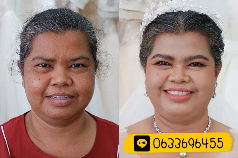 เจ้าสาวทุกท่านที่กำลังหาช่างแต่งหน้าเจ้าสาวอยู่นะคะ BABi MAKEUP ยินดีให้บริการลูกค้าและเจ้าสาวทุกท่านด้วยความจริงใจค่ะ ไม่ว่าจะเป็นแต่งหน้าเจ้าสาว แต่งหน้ารับปริญญา แต่งหน้าออกงาน แต่งหน้าถ่ายแบบ แต่งหน้าถ่ายโปรไฟล์ และเปิดสอนแต่งหน้าตัวเอง แต่งหน้าประกอบชีพ ในราคาประหยัดและสมเหตุสมผลทำให้ทุกท่านสามารถสวยได้ในราคาจับต้องได้ แต่งหน้าเจ้าสาว ไม่เกิน 5,000 บาท เราตั้งใจแต่งหน้าเจ้าสาวให้เจ้าสาวทุกคนของเราให้ออกมาสวยที่สุด ไม่ว่าคุณจะเป็นใครถ้าได้มาแต่งหน้าเจ้าสาวกับเรารับรองว่าคุณจะสวยปังแน่นอนค่ะ รีวิวช่างแต่งหน้าเจ้าสาวแปดริ้ว งบน้อย ราคาดี สวยถูกใจ สำหรับสาว ๆ คนไหนที่กำลังวางแผนจะเป็นเจ้าสาวในเร็ว ๆ นี้ เชื่อว่าคงจะกำลังวิ่งวุ่นหา "ช่างแต่งหน้าเจ้าสาว" กันให้ควั่กอย่างแน่นอน ซึ่งเรื่องนี้ก็ช้าไม่ได้ซะด้วยสิ ! เพราะช่างแต่งหน้าเจ้าสาวมืออาชีพแต่ละคนก็งานแน่นคิวแน่นซะเหลือเกิน อย่างนั้นบอกเลยว่าใครที่ได้กำหนดฤกษ์แต่งงานแน่นอนแล้วจะช้าไม่ได้แล้วนะคะ รีบไปหาช่างแต่งหน้าเพื่อวันสำคัญจะได้สวยที่สุด ถูกใจที่สุดกันเลยดีกว่า แต่ในช่วงอายุสาว 30+ แบบเรา ย่อมต้องมีคนรู้จักรวมถึงเพื่อนสนิท เข้าเรือนหอกันไปไม่มากก็น้อยถูกไหมคะ ส่วนเรานั้นก็เป็นได้แค่เพื่อนเจ้าสาวนั้นเอง ฮัลโหลล TT และหน้าที่สำคัญของเพื่อนเจ้าสาวอย่างเราก็คือหาช่างแต่งหน้า ห้องชุด สถานที่ ตั่งต่างให้กับเพื่อนเรา ไอ้เพื่อนเราก็ชอบให้หาเผื่อเยอะๆ ด้วยความที่มีข้อมูลอยู่ในมือบ้าง ก็เลยคิดว่าอยากเอามาแชร์ให้ทุกคนในพันทิป เผื่อจะมีประโยชน์ค่ะ ไม่พูดพร่ำทำเพลงเนอะะ ไปกันเลยค้า และเพื่อเอาใจว่าที่เจ้าสาวทั้งหลายไม่ต้องไปวิ่งหาช่างแต่งหน้าเจ้าสาวให้เหนื่อย วันนี้ babimakeup ได้รวบรวม ช่างแต่งหน้าเจ้าสาวมืออาชีพ มาแนะนำกันแล้วค่ะ พร้อมกับขนรีวิวแต่งหน้าเจ้าสาวสวย ๆ มาให้ดูเป็นตัวเลือกในการตัดสินใจกันเพียบ ชอบแบบไหนสไตล์ไหนก็ลองตัดสินใจพิจารณากันดูนะคะ วันแต่งงานคือวันสำคัญของผู้หญิงทุกคน ซึ่งไม่ใช่มีเพียงชุดแต่งงานที่เจ้าสาวจะต้องเลือกสรรอย่างพิถีพิถันเท่านั้นแต่เรื่องเมคอัพลุคในวันแต่งงาน ขอการันตีด้วยประสบการณ์แต่งหน้ากว่า 10 ปี ที่สำคัญเราให้บริการอย่างจริง ใส่ใจลูกค้า เราใช้เครื่องสำอางที่มีคุณภาพสวยติดทนทั้งวัน อุปกรณ์สะอาดมั่นใจได้เเน่นอน เเละยังมีทีมทางคุณภาพคอยให้บริการอีกด้วย แต่งหน้าเจ้าสาวไม่เกิน 5,000 บาท แต่งหน้าเจ้าสาวให้เจ้าสาวทุกคนของเราให้ออกมาสวยที่สุด ไม่ว่าคุณจะเป็นใครถ้าได้มาแต่งหน้าเจ้าสาวกับเรารับรองว่าคุณจะสวยปังแน่นอนค่ะ BABi MAKEUP ให้บริการแต่งหน้าเจ้าสาว - ทำผมเจ้าสาว โดยช่างแต่งหน้าเจ้าสาวที่มีประสบการณ์แต่งหน้ามากว่า 10 ปี ใช้เครื่องสำอางที่มีคุณภาพ แต่งหน้าเจ้าสาวได้สวยติดทนทั้งวันจนได้รับคำชมมากมายจากเจ้าสาวตลอดมา และเรามีการทำความสะอาดอุปกรณ์อยู่เสมอ เจ้าสาวทุกท่านมั่นใจได้เลยว่ามาแต่งหน้าเจ้าสาวกับเราสวยปังและสะอาดปลอดภัยแน่นอนค่ะ