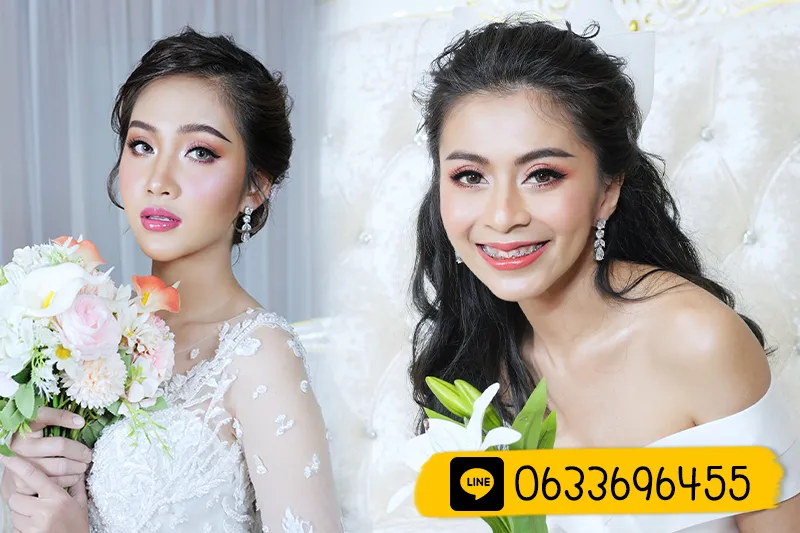4 เรื่องสำคัญที่เจ้าสาวต้องคุยกับช่างแต่งหน้าเจ้าสาวให้เคลียร์ สำหรับรายละเอียดยิบย่อยที่ควรพูดคุยกับช่างแต่งหน้าทำผมเจ้าสาว ให้ชัวร์ก่อนถึงวันงาน ถึงคิวเจ้าสาวที่ล็อควันแต่งงานไว้เรียบร้อย แถมจองสถานที่ และตัดชุดแต่งงานพร้อมแต่ง ณ ตอนนี้เลย… แต่เดี๋ยวก่อน! จะสวยต้องสวยให้สุดค่ะ อย่าลืมคนสำคัญที่จะมาแปลงโฉมคุณให้สวยที่สุดในวันนี้ นั่นคือ ช่างแต่งหน้าทำผมของคุณเจ้าสาวนั่นเองค่า เตรียมเล็งกันไว้ดีๆ นะคะว่าอยากแต่งหน้าโทนไหน ทำผมทรงอะไร แล้วเลือกช่างที่มีฝีมือการแต่งหน้าทำผมที่ตรงตามสไตล์ของคุณก็จะดีมาก หลังจากนั้นคุณต้องคุยรายละเอียดต่างๆ ที่ค่อนข้างยิบย่อยพอสมควร ดังนั้น มาดูกันหน่อยว่าจะมีเรื่องอะไรบ้างที่ควรพูดคุยกับช่าง แต่งหน้าทำผมเจ้าสาว ให้ดีเสียก่อน ทั้งตัวช่างและตัวคุณเองจะได้เตรียมตัวกันถูกยังไงล่ะคะ มาดูกันเลยยย 1. คุยกับช่างแต่งหน้าเจ้าสาวเรื่องวัน / เวลา / สถานที่ อันดับแรกเริ่มจากการล็อคคิวช่างแต่งหน้าทำผมก่อนเลยนะคะ สำหรับคู่ที่ได้ฤกษ์แต่งงานเป็นตอนปลายปี ควรที่จะหาช่างแต่งหน้าทำผมให้ไวที่สุด ต้องทำการจองล่วงหน้าครึ่งปีเป็นอย่างต่ำเลยแหนะ เพราะช่วงปลายปีช่างหลายๆ คนจะมีคิวงานที่ยาวเหยียด ไม่เข้าใจเหมือนกันค่ะทำไมฤกษ์แต่งงานชอบออกกันช่วงนี้ ฮ่าๆ ส่วนคู่ไหที่ได้ฤกษ์งามยามดีเป็นช่วงต้นปีก็จะดีหน่อยค่ะ สามารถจองล่วงหน้าได้ 3-4 เดือน (หากด่วนมาก จองล่วงหน้า 2 ชม. ) ในวันจริงการนัดช่างแต่งหน้าทำผม ขึ้นอยู่ตัวช่างว่าสามารถทำงานได้เร็วมากน้อยแค่ไหน หน้าที่ของคุณคือก่อนหน้านั้นให้พูดคุยรายละเอียดเรื่องกำหนดการในพิธี ช่วงเวลาเริ่มงาน สถานที่ที่จัดก็สำคัญเช่นกันนะคะ ซึ่งควรใช้เป็นสถานที่ไพรเวทให้ช่างได้ทำงานอย่างมีสมาธิและสะดวกมากที่สุด เมื่อช่างทราบรายละเอียดของวันงานครบหมดแล้ว ช่างก็จะคำนวณเวลาก่อนทำการนัดแนะกับคุณอย่างชัดเจนอีกครั้ง 2. การมัดจำกับช่างแต่งหน้าเจ้าสาว ช่างแต่งหน้าทำผมส่วนใหญ่ใช้วิธีการเก็บเงินมัดจำล่วงหน้าก่อนครึ่งนึงของค่าจ้างทั้งหมด โดยเรทราคาของช่างทำผมแต่งหน้าเจ้าสาวในปัจจุบันจะเริ่มต้นอยู่ที่ประมาณ 2,000 บาท นี่จะเป็นราคาของช่างทั่วไปที่ยังมีประสบการณ์น้อยนะคะ ส่วนช่างมืออาชีพที่มีชื่อเสียงราคาก็จะสูงขึ้นไปตามลำดับ ส่วนในเรื่องของราคาคุณจำเป็นต้องคุยรายละเอียดกับช่างให้ดี เพราะสิ่งที่คุณจะได้รับจากช่างแต่ละคนก็จะแตกต่างกันไป คำถามหลักๆ เกี่ยวกับเรื่องรายละเอียดที่คุณควรจะได้รับการบริการจากช่างคือ ราคานี้รวมค่าแต่งหน้าทำผมแล้วหรือยัง และรวมอยู่ในค่าแต่งหน้าทำผมของเจ้าบ่าวด้วยหรือไม่? มีการคอยดูแลความเรียบร้อยหน้าผมของเจ้าบ่าวเจ้าสาวตลอดงานหรือไม่? พร๊อพต่างๆ เช่น คอนแทคเลนส์ เครื่องประดับผม ขนตาปลอม ต้องเสียค่าใช้จ่ายเพิ่มเติมไหม? มีการลงผิวที่ตัวให้ด้วยไหม? ถ้าไม่ได้ลงให้ก็ถามเลยค่ะว่า ลงให้ด้วยจะราคาเท่าไหร่? เพราะคุณเจ้าสาวจำเป็นอย่างยิ่งเลยน้าที่ต้องลงแป้งบริเวณที่เผยผิว ไม่เช่นนั้นหน้าลอยไม่รู้ด้วยน้า 3. คอนเฟิร์มกับช่างแต่งหน้าเจ้าสาว ก่อนวันงาน 2 - 3 วัน ก่อนวันงาน 2 - 3 วันคุณควรแจกแจงรายเอียดทุกอย่างให้ครบ นอกจากการคอนเฟิร์มเรื่องวัน เวลา และสถานที่แล้ว ต่อไปถึงคราวต้องเขินอายกันหน่อยสำหรับสาวๆ บางคน การถ่ายรูปหน้าสดส่งไปให้ช่าง พร้อมการแจ้งความยาวของผม สีผมในวันงาน เพื่อที่ช่างจะช่วยแนะนำสไตล์ในการทำผมแต่งหน้าให้กับคุณ หรืออาจจะแนบตัวอย่างโทนสีที่การแต่งหน้าที่คุณต้องการ แต่ไม่ต้องเป็นห่วงนะคะว่ามันจะเข้ากับลุคของคุณหรือเปล่า เชื่อใจช่างที่คุณหามาเถอะค่ะ เพราะช่างที่ดีจะต้องเลือกสิ่งที่ดีและเหมาะสมให้กับเจ้าสาวเสมอ นอกจากนี้คุณต้องถ่ายรูปชุดที่คุณจะใส่ในวันงานให้กับช่างด้วยนะคะ ช่างจะได้เลือกทรงผม พร๊อพที่จะมาช่วยเสริมราศี และการแต่งหน้าในโทนสีที่เข้ากับชุด รับรองว่าคุณจะกลายเป็นผู้หญิงที่สวยที่สุดในงานแน่ๆ ส่วนเจ้าสาวที่จะใส่คอนแทคเลนส์ก็อย่าลืมแจ้งค่าสายตาให้กับช่างของคุณก่อน เพื่อที่ช่างจะได้ไปจัดหาคอนแทคเลนส์ได้ถูกต้อง เพราะในวันนั้นคุณคงอยากเห็นภาพบรรยากาศวันสำคัญในชีวิตได้อย่างชัดเจนที่สุด จริงไหมคะ? 4. คำแนะนำการเตรียมตัวก่อนวันแต่งหน้าทำผมจากช่างแต่งหน้าเจ้าสาว อันนี้เป็นทริคเสริมเล็กๆ น้อยๆ ที่ช่างแต่งหน้ามืออาชีพ อยากจะบอกคุณว่าที่เจ้าสาวทุกคน ถึงสิ่งที่ควรทำก่อนวันจะแต่งหน้าทำผม ได้แก่ บอกลักษณะผิวหน้า และเครื่องสำอางที่แพ้หรือส่วนผสมอะไรในเครื่องสำอางที่คุณแพ้ โปรดบอกมาให้หมด สระผม แต่ไม่ต้องลงครีมนวดนะคะ และเป่าผมให้แห้งก่อนคืนวันแต่งหน้า เพื่อที่ผมของคุณจะได้เข้าทรงและเพื่อที่ช่างจะได้ทำงานได้ง่ายขึ้น และการเก็บผมต่างๆ ก็จะไม่ยากมากค่ะ มาร์คหน้าก่อนวันที่จะต้องแต่งหน้า 3 วัน เพื่อให้เครื่องสำอางติดทนอยู่นาน และอย่าลืมบำรุงผิวหน้าระหว่างวันด้วยนะคะ อยากได้ช่างแต่งหน้าเจ้าสาวราคาประหยัด แต่งานดีไม่แพ้ช่างใหญ่ มาทางนี้เลยค่ะ MAKEUP ช่างแต่งหน้า ทำผมเจ้าสาว แปดริ้ว ค่าตัวไม่แรง แต่สวยแพงในวันสำคัญแน่นอน ที่พร้อมเนรมิตให้เจ้าสาวสวยและมีความสุขในวันสำคัญ ช่างแต่งหน้าเจ้าสาวแปดริ้ว BABi MAKEUP ช่างแต่งหน้า ราคาไม่แพง แต่งหน้าปัง ทำผมเป๊ะ รีเควสต์ได้ดังใจ พร้อมดูแลความสวยแบบครบวงจร ต้องบอกเลยว่าหากใครกำลังมองหาช่างแต่งหน้าเจ้าสาวมืออาชีพ ให้ทีมช่างแต่งหน้าเจ้านี้ดูแลให้คุณสวยที่สุดในวันสำคัญดีกว่าค่ะ เพราะสามารถแต่งหน้าเจ้าสาวได้หลายลุค หลากสไตล์ เสริมด้วยบริการทำผมจัดเต็มแบบครบวงจร ด้วยผลิตภัณฑ์และเครื่องสำอางคุณภาพดีจากแบรนด์ดัง โดยช่างแต่งหน้าจะถามความต้องการของเจ้าสาวทุกคนก่อนเข้ารับบริการว่าต้องการสไตล์แต่งหน้าทำผมแบบไหน แล้วจึงให้คำแนะนำเบื้องต้นเกี่ยวกับการดูแลผิวก่อนแต่งหน้า เพื่อให้ลุคในวันสำคัญถูกใจเจ้าสาวมากที่สุดค่ะ ต้องที่นี่ BABi MAKEUP ยินดีต้อนรับลูกค้าและเจ้าสาวทุกท่านที่กำลังหาช่างแต่งหน้าเจ้าสาวอยู่นะคะ BABi MAKEUP ยินดีให้บริการลูกค้าและเจ้าสาวทุกท่านด้วยความจริงใจค่ะ ไม่ว่าจะเป็นแต่งหน้าเจ้าสาว แต่งหน้ารับปริญญา แต่งหน้าออกงาน แต่งหน้าถ่ายแบบ แต่งหน้าถ่ายโปรไฟล์ และเปิดสอนแต่งหน้าตัวเอง แต่งหน้าประกอบชีพ ในราคาประหยัดและสมเหตุสมผลทำให้ทุกท่านสามารถสวยได้ในราคาจับต้องได้ BABi MAKEUP เชื่อว่าผู้หญิงทุกคนมีความสวยในแบบของตัวเองเราจึงตั้งใจแต่งหน้าเจ้าสาวให้ลูกค้าและเจ้าสาวทุกคนของเราให้ออกมาสวยที่สุด โดยตั้งใจใช้การแต่งหน้าเจ้าสาว เปลี่ยนให้คนธรรมดาให้สวยปัง ตามสแกนของเรานั่นเองค่ะ ไม่ว่าคุณจะเป็นคนที่ธรรมดาแค่ไหนถ้าได้มาแต่งหน้าเจ้าสาวกับเรารับรองว่าคุณจะสวยปังแน่นอนค่ะ BABi MAKEUP ให้บริการแต่งหน้าเจ้าสาว - ทำผมเจ้าสาว โดยช่างแต่งหน้าเจ้าสาวที่มีประสบการณ์ในการแต่งหน้ามากว่า 10 ปี และใช้เครื่องสำอางที่มีคุณภาพ ทำให้แต่งหน้าเจ้าสาวออกมาได้สวยติดทนทั้งวันจนได้รับคำชมมากมายจากลูกค้าเจ้าสาวตลอดมา และเรามีการทำความสะอาดอุปกรณ์และสถานที่ให้สะอาดอยู่เสมอทำให้ลูกค้า และเจ้าสาวทุกท่านมั่นใจได้เลยว่ามาแต่งหน้าเจ้าสาวกับ BABi MAKEUP สวยปังและสะอาดปลอดภัยแน่นอนค่ะ BABi MAKEUP ขอขอบคุณลูกค้าและเจ้าสาวทุกท่านที่ให้ความเชื่อมั่นและไว้วางใจเข้ามารับบริการแต่งหน้าเจ้าสาวกับเรา เราสัญญาว่าเราจะรักษามาตรฐานที่ดีของเราต่อไปและไม่หยุดที่จะพัฒนา เพื่อให้ลูกค้าและเจ้าสาวที่มาใช้บริการแต่งหน้าเจ้าสาวกับเราได้สวยปังมั่นใจกลับไป แต่งหน้าเจ้าสาว ไม่เกิน 5,000 บาท