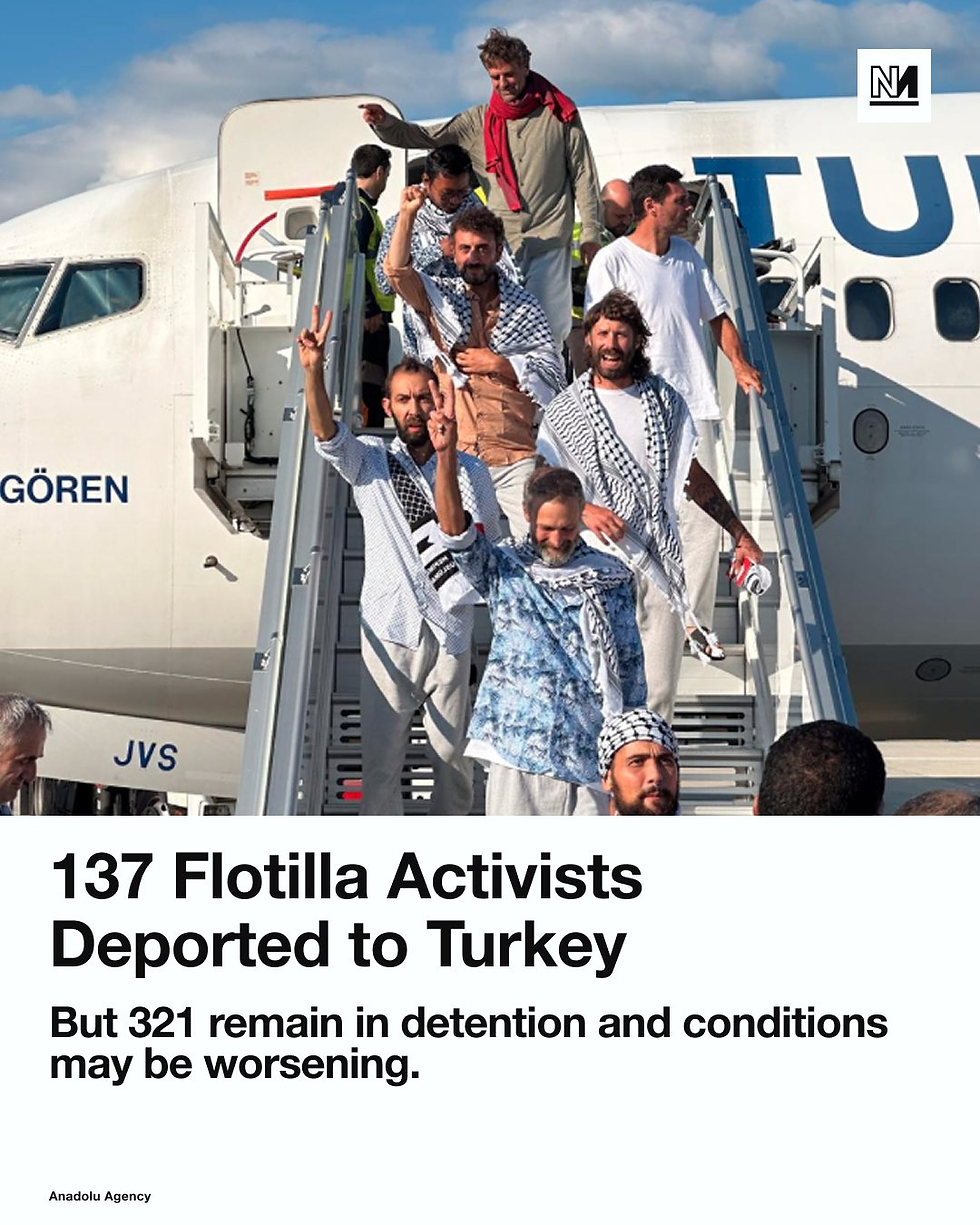 Flottille pour Gaza : Expulsions rapides d’Israël – une libération conditionnelle sous haute influence intrigante ?