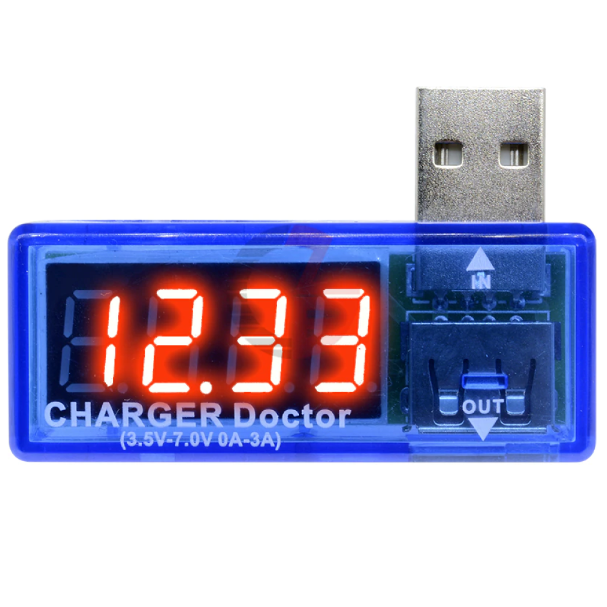 Medidor Teste USB Corrente Tensao Voltímetro Amperímetro