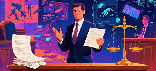 Ceza avukatı hizmetleri: Savunma avukatı delil sunarken adalet terazisi, yasal belgeler ve dijital suç rekonstrüksiyonu, ceza hukuku eşitlik ilkesi odaklı Türk Ceza Kanunu danışmanlığı – 2025 ceza davası koruması ve hak savunması için güvenilir hukuki yardım.