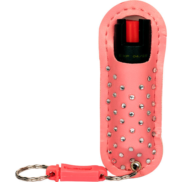 Pepper Shot WildFire MC 1/2 oz Halo Rhinestone Holster Pink