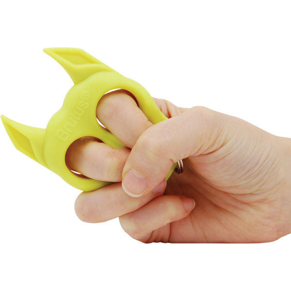 Brutus Self Defense Key Chain Neon Yellow