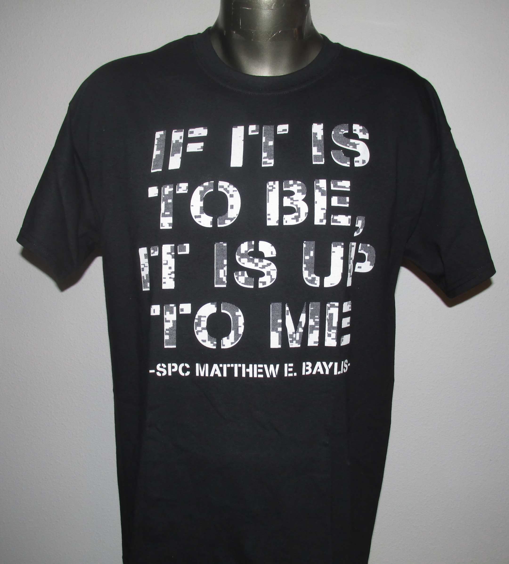 IF IT IS TO BE, IT IS UP TO ME