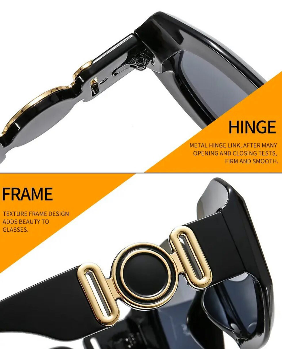 Thumbnail: DABC Polygon Square Women Sunglasses