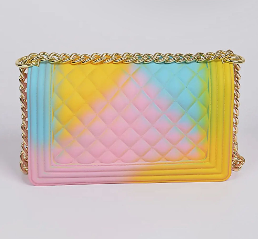 Thumbnail: DABC “Eva Collection” Jelly Luxury Handbag