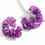Thumbnail: DABC Fabric Flower C Style Earrings