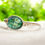 Thumbnail: DABC Blue Green Marbled Bangle Bracelet & Earrings