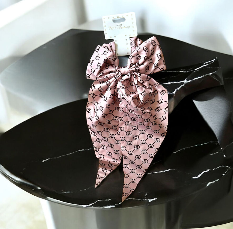 Thumbnail: DABC G G Inspired Scrunchie Hair Tie 