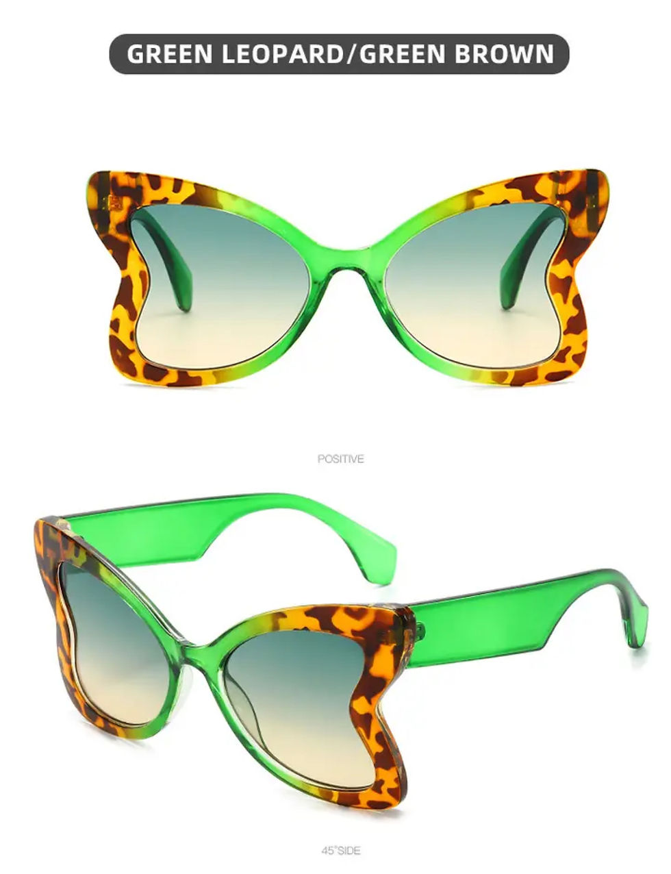Thumbnail: DABC “Bianca Collection” Butterfly Shape Sunglasses