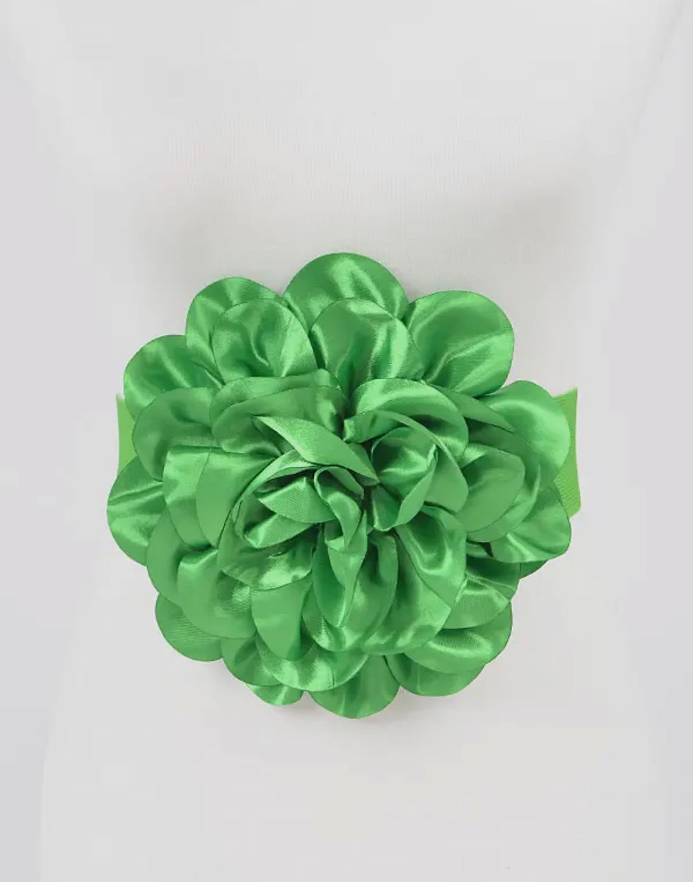 Thumbnail: DABC “Big Flower” Satin Elastic Belt