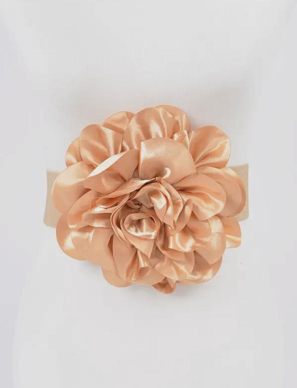Thumbnail: DABC “Big Flower” Satin Elastic Belt