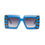 Thumbnail: DABC Striped Majestic Wide Edge Sunglasses