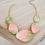Thumbnail: DABC 2-Toned Acrylic Necklace Set