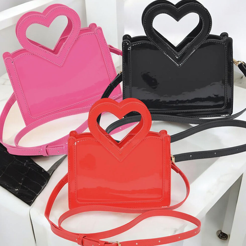 Thumbnail: DABC “Bossed Up”  Top Heart Handle Handbag