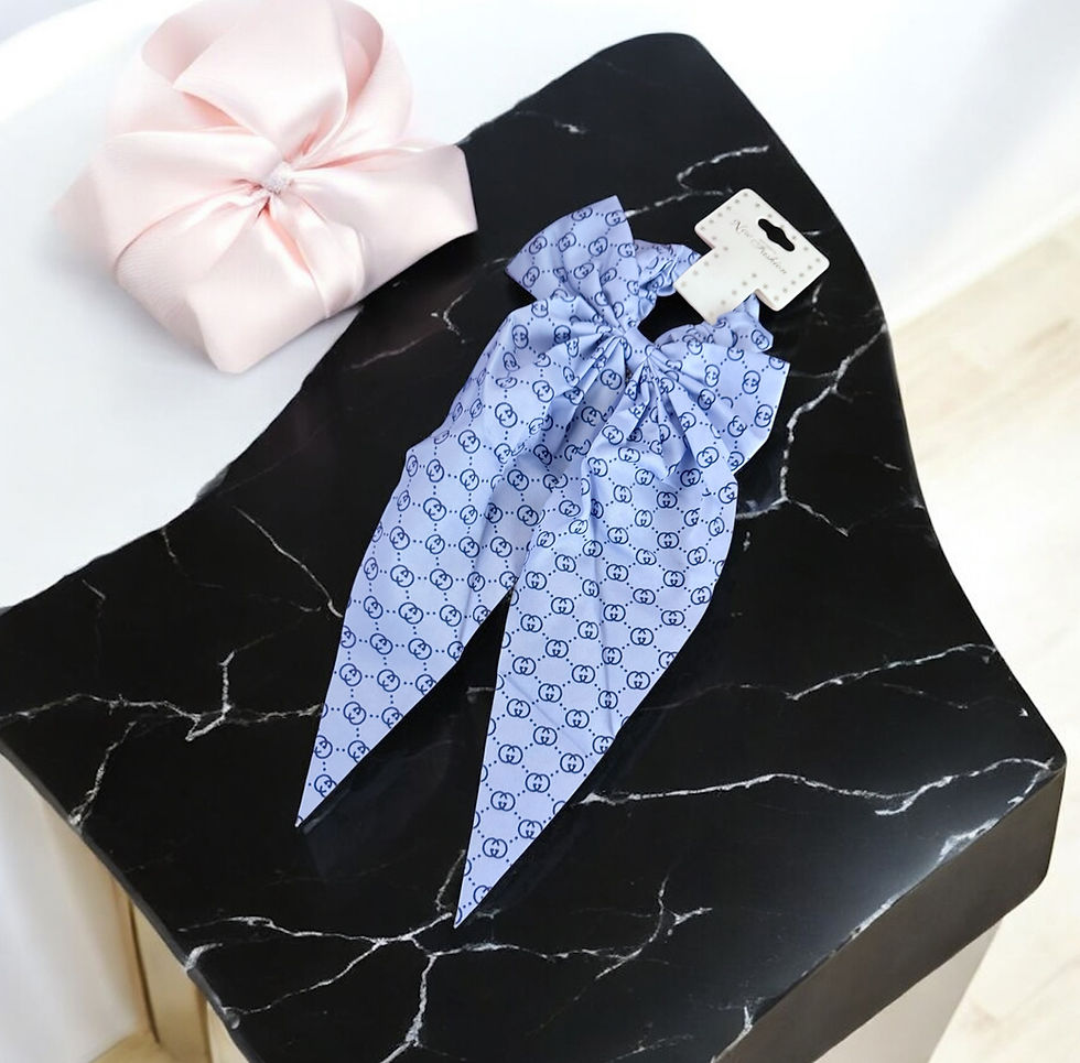 Thumbnail: DABC G G Inspired Scrunchie Hair Tie 
