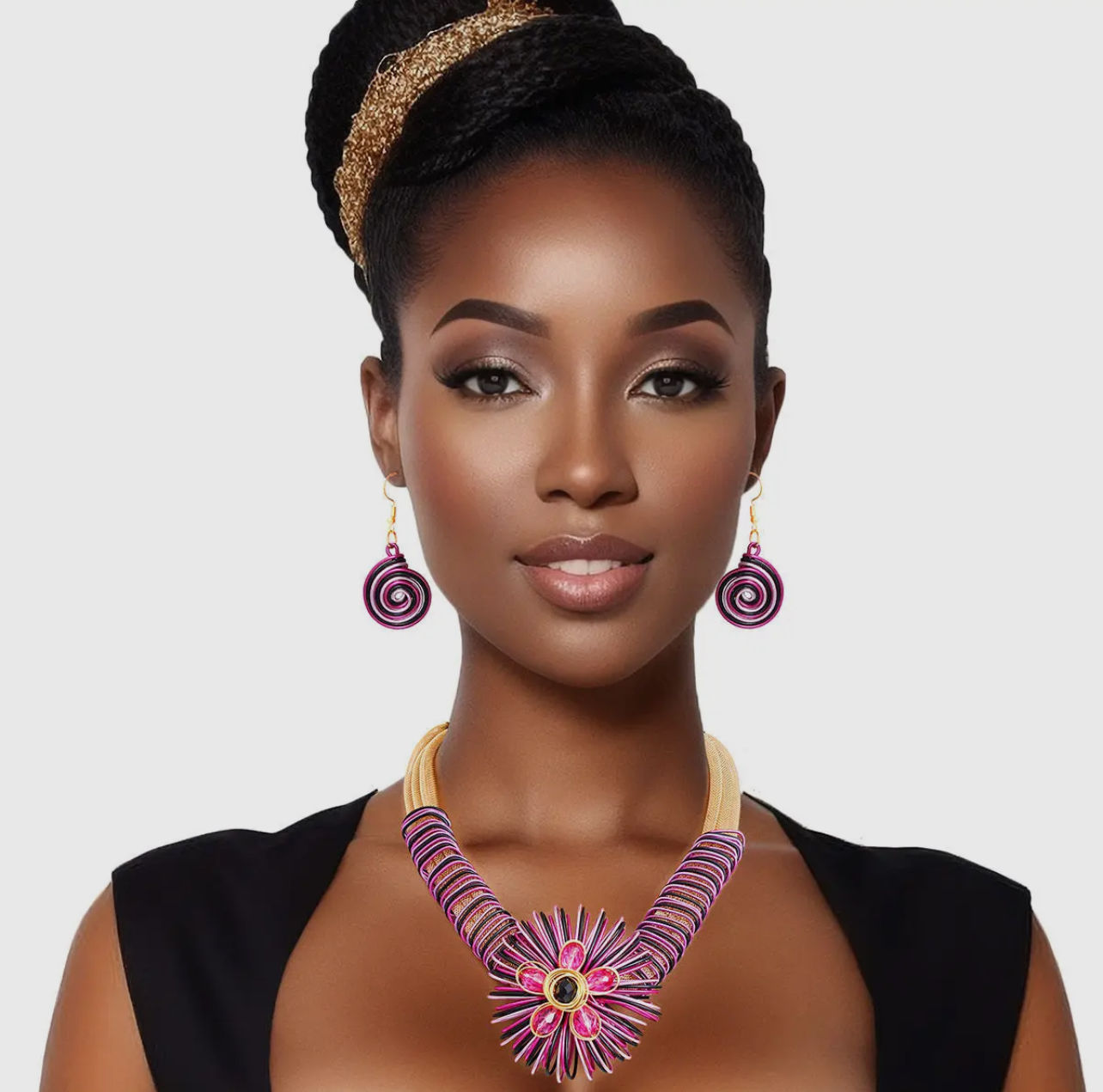 DABC Fuchsia Wire Flower Set