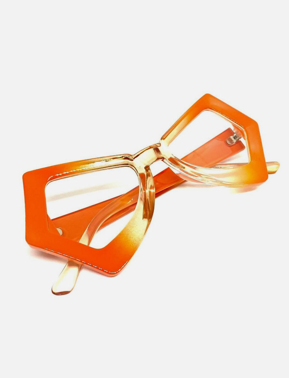 Thumbnail: DABC Duotone Butterfly Geo Frame Glasses