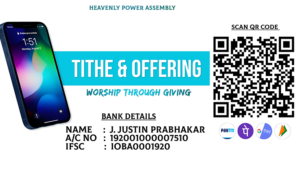 Tithe  Offering Church Giving Flyer  Digital Bank Transfer Template - Made with PosterMyWa