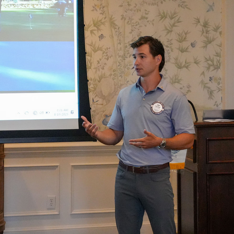 Joshua “Josh” Davis – this year’s Golf Tournament Chair