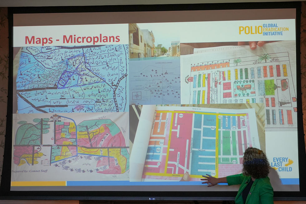 The campaign maps for different villages