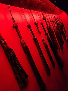 flogger wall in red