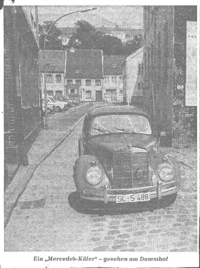 Ein V-Cedes 1977 im Flensburger Tageblatt