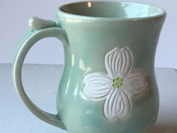 Dogwood Mug by Ahaus Pottery