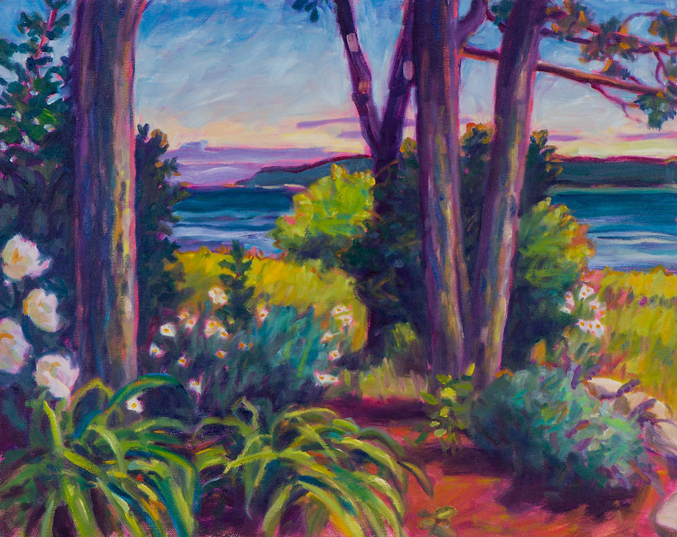 "Beach Harbor Sunset" Sold