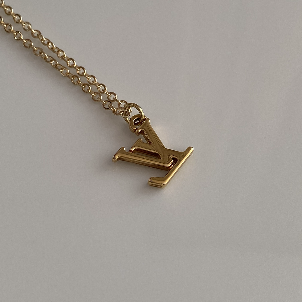 Thumbnail: Louis Vuitton Monogram Pendant Necklace