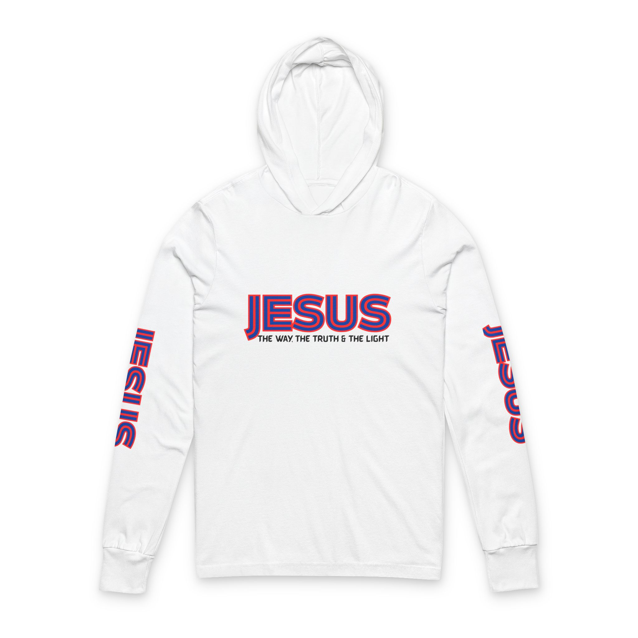 JESUS Unisex Hooded Long Sleeve Tee