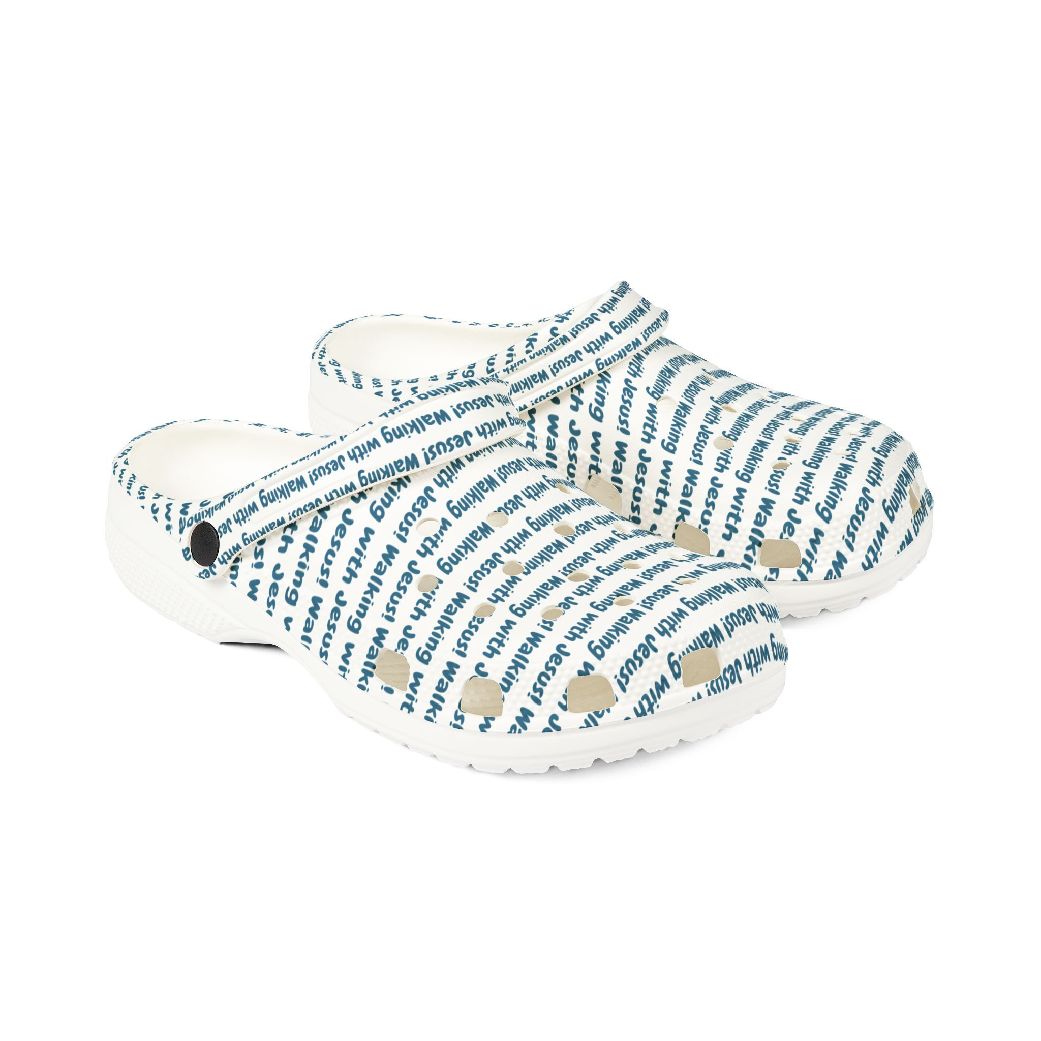 Walking with Jesus! EVA Foam Rubber Shoes (AOP)