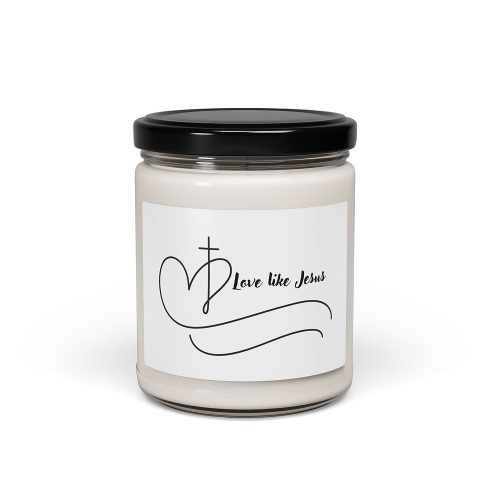 Thumbnail: 9oz Scented Soy Candle — “Love Like Jesus” Inspirational Christian Candle