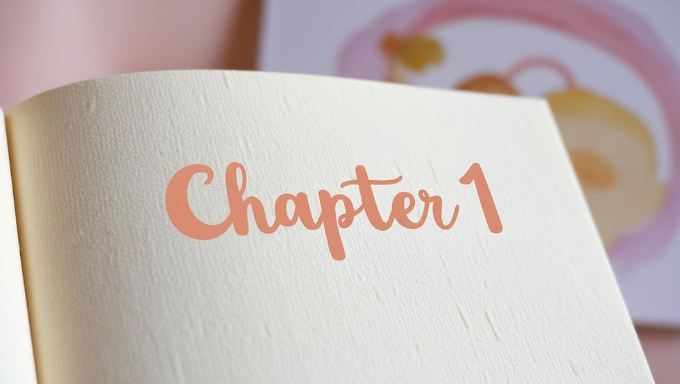 The First Chapter of my Untitled Middle Grade Book.