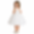 back view of a flower girl dress with a v back and bow