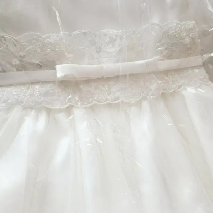 Thumbnail: flower girl dress with lace detail and bow