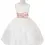 Thumbnail: flower girl dress with pink sash
