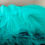 Thumbnail: close up image of fullness for teal green tutu skirt