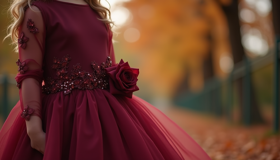 fall colour combinations for flower girl dresses