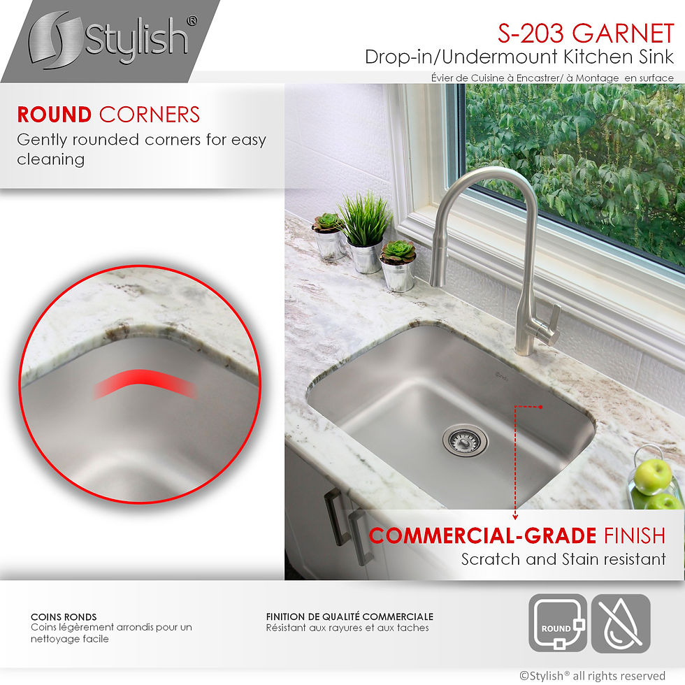 Thumbnail: OPEN BOX B S-203T STYLISH Single Bowl Laundry Sink