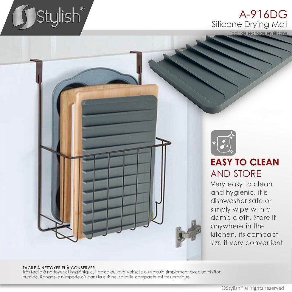 Thumbnail: STYLISH SILICONE DRYING MAT A-916DG