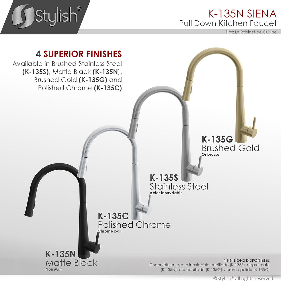 Miniature : STYLISH Pull Down Kitchen Faucet K-135N