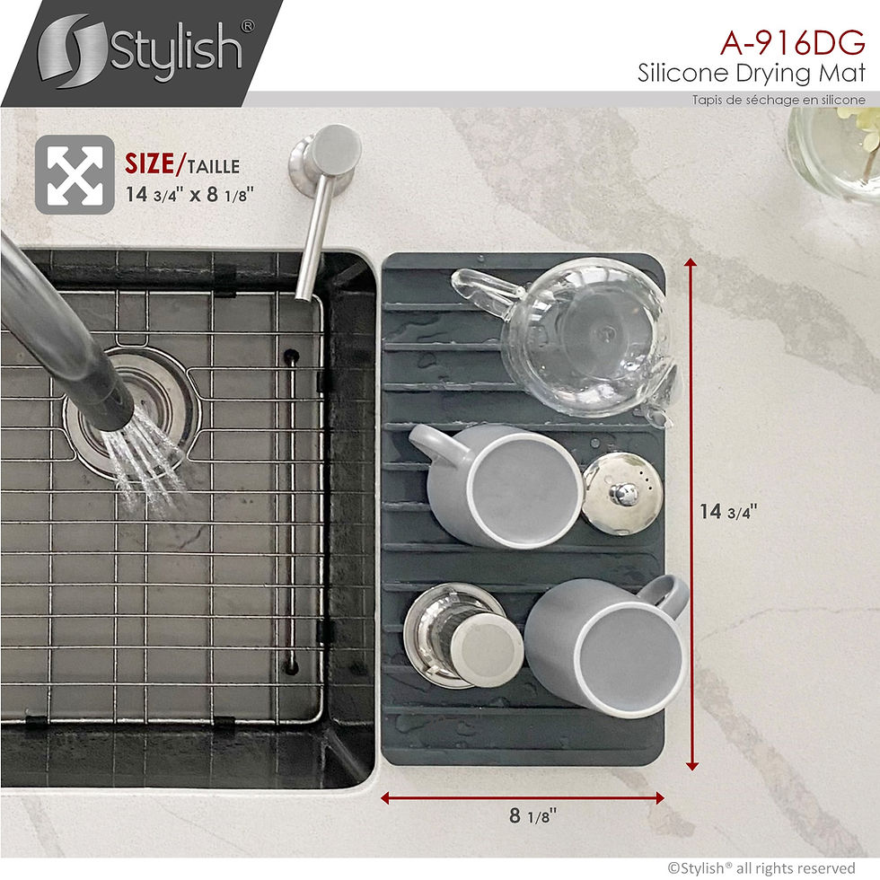 Thumbnail: STYLISH SILICONE DRYING MAT A-916DG